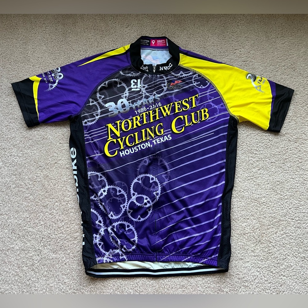 Northwest Cycling Club 30th Anniversary Cycling Jersey - Picture 1 of 3